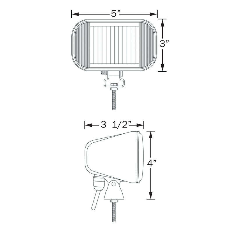 DLL Series LED Docking Light Kit, White image number 2
